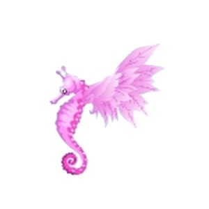 Pink Featherwing Seahorse